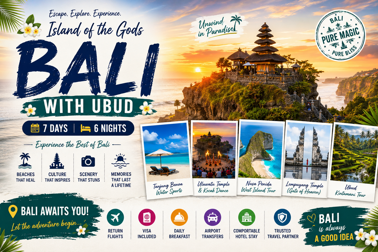 Kuta, Seminyak, Ubud, Bali