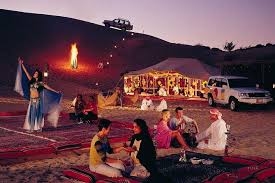 Evening Desert Safari with Dinner, Live Shows & Sunset lounge(sic)