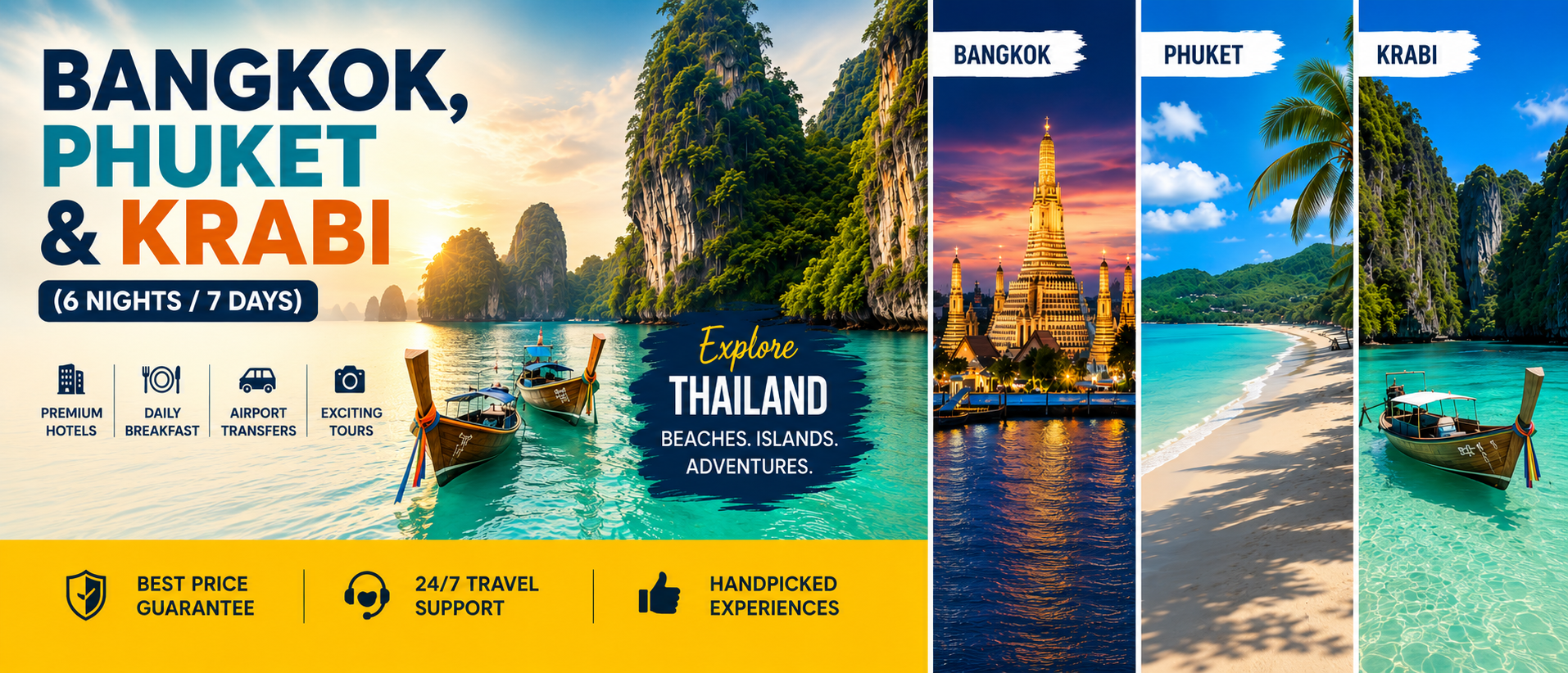 BANGKOK, PHUKET & KRABI